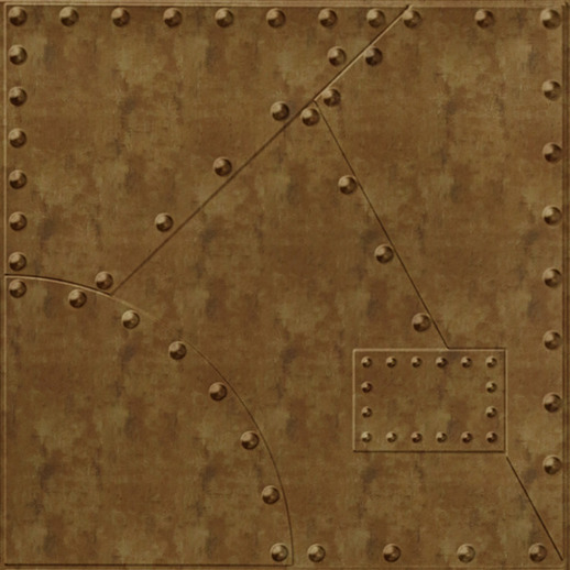  Dimension Walls Alloy Aged Gold