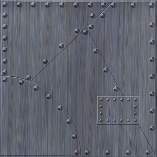  Dimension Walls Alloy Carbon Brushstroke