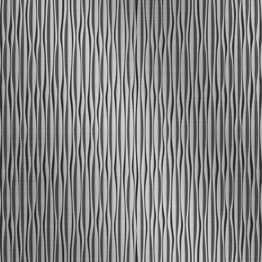  Dimension Walls Ganges Vertical Brushed Aluminum