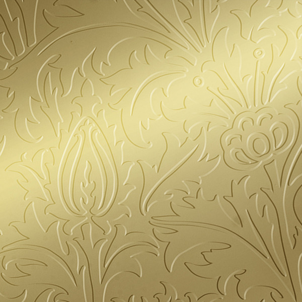 Vinyl Wall Covering Dimension Walls Thistle Metallic Gold