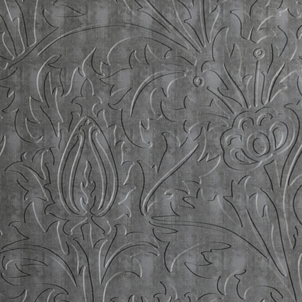 Vinyl Wall Covering Dimension Walls Thistle Etched Silver