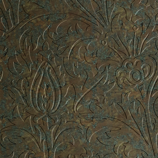 Vinyl Wall Covering Dimension Walls Thistle Copper Patina