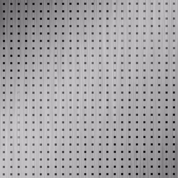 Vinyl Wall Covering Dimension Walls Perforation Square Brushed Stainless