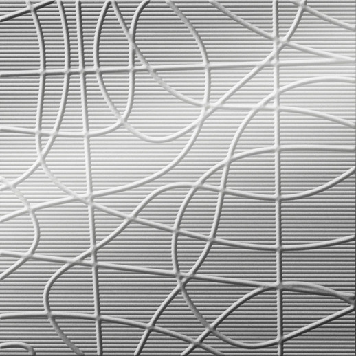  Dimension Walls Wired Metallic Silver