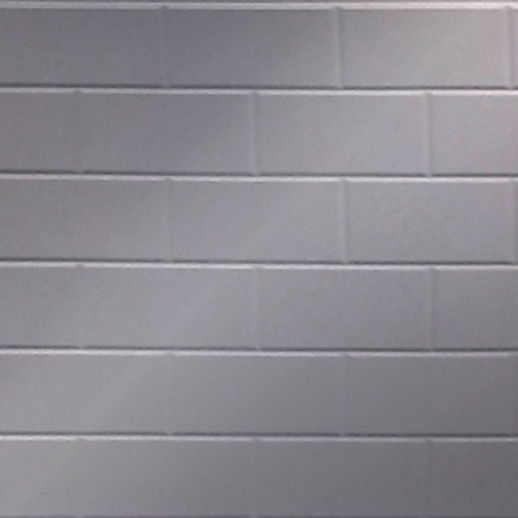  Dimension Walls Brickyard Metallic Silver