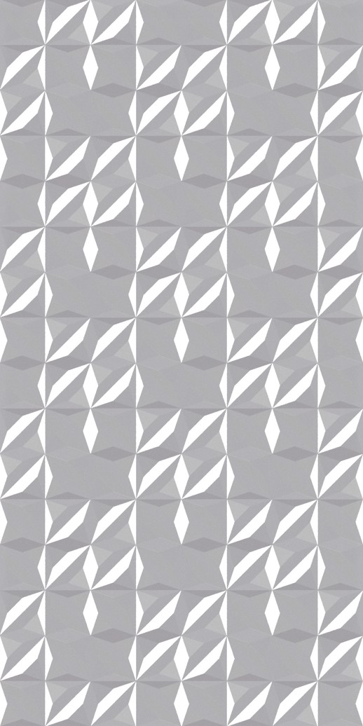  Dimension Walls Flower Metallic Silver