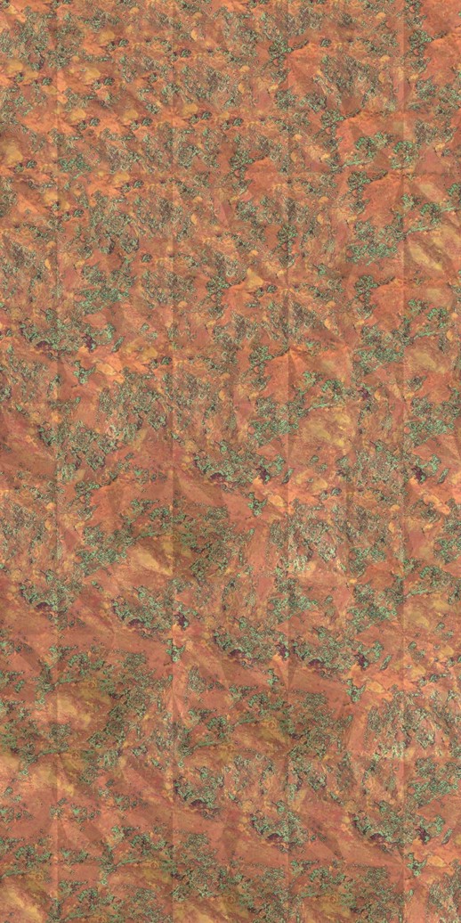  Dimension Walls Flower Copper Patina