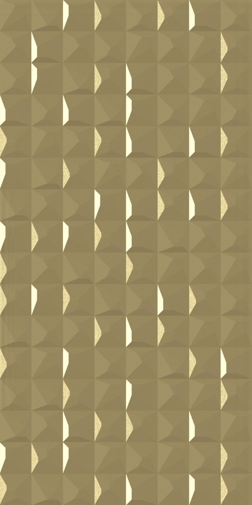  Dimension Walls Square Metallic Gold