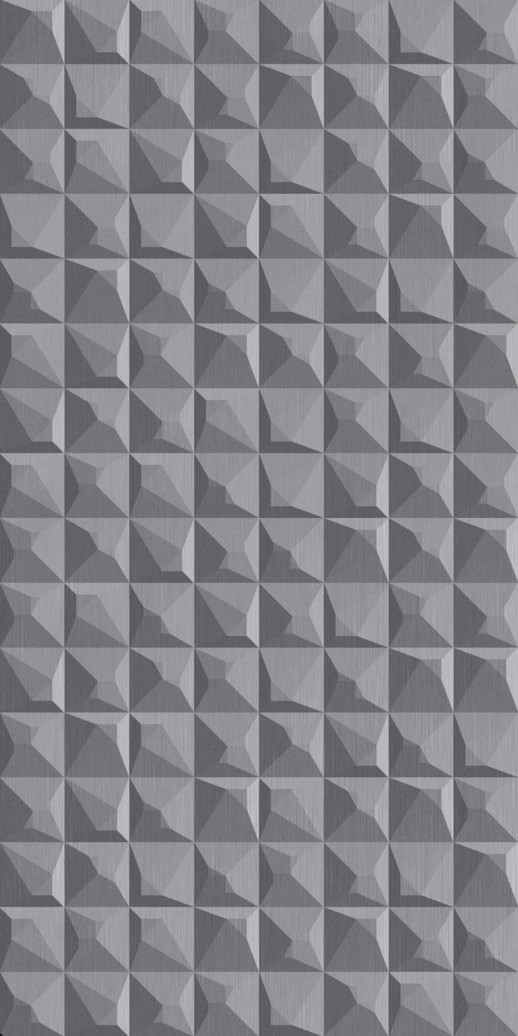  Dimension Walls Square Brushed Stainless