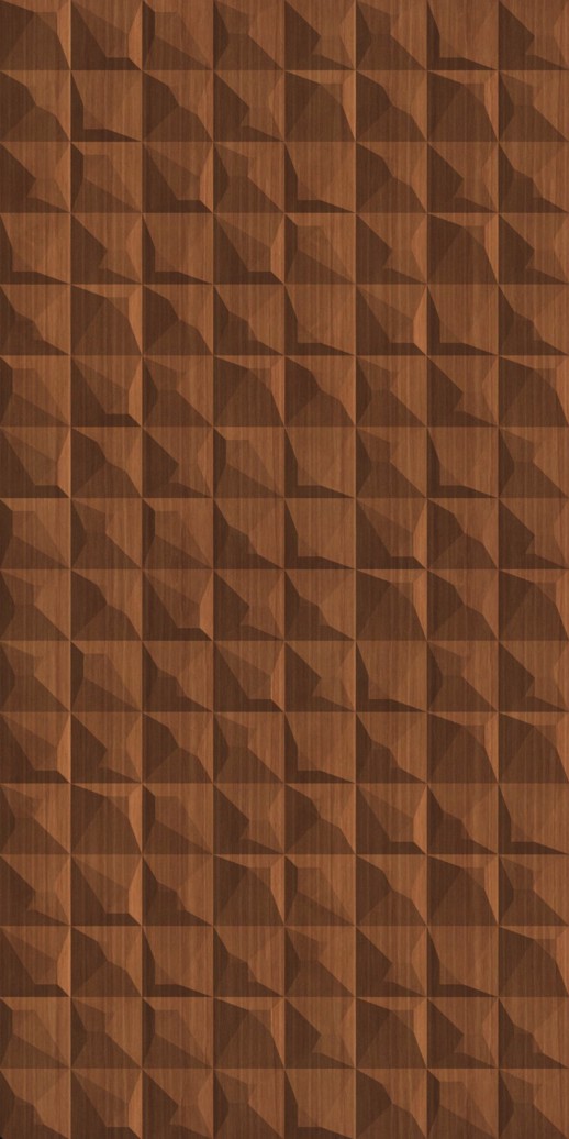  Dimension Walls Square Pearwood