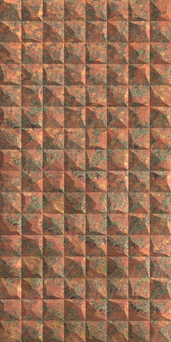 Vinyl Wall Covering Dimension Walls Square Copper Patina