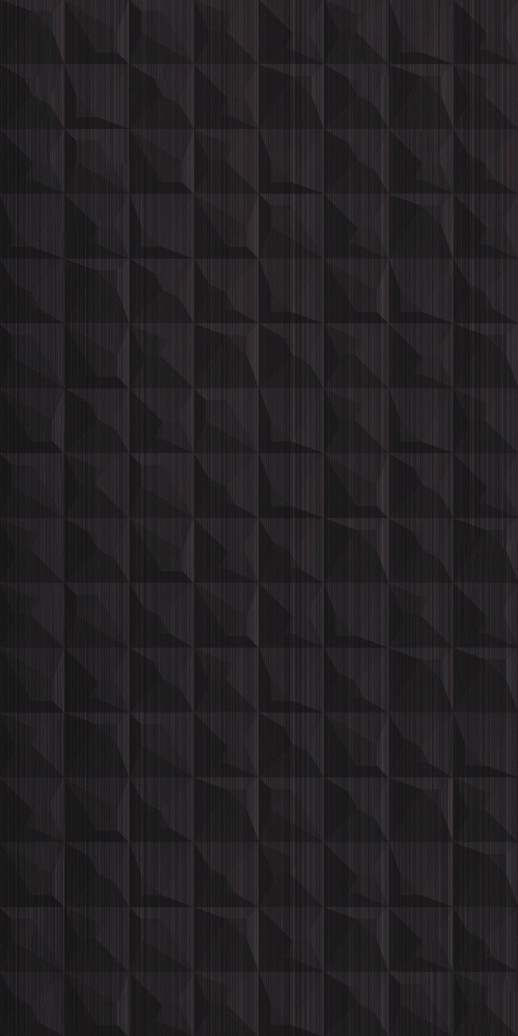  Dimension Walls Square Striated Ebony
