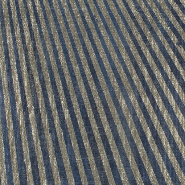 M02 NY Monogram Jacquard Fabric Blue and Khaki – FabricViva
