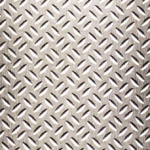 Vinyl Wall Covering Architectural Metals Aluminum Brushed Aluminum Diamond Plate