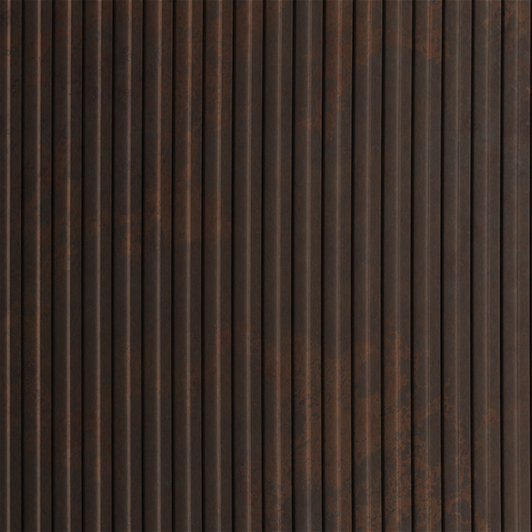 Vinyl Wall Covering Art Metals Bengal Red Rust