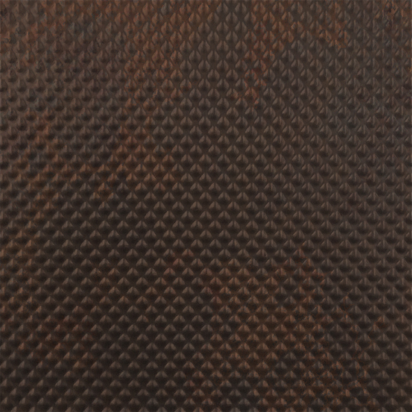 Vinyl Wall Covering Art Metals Piscean Red Rust