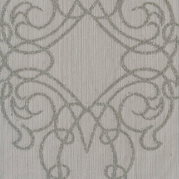 Vinyl Wall Covering Candice Olson Contract Brilliant Filigree Steel