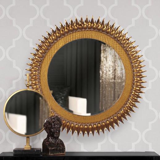  Mirrors Mirrors Medallion Gold Mirror