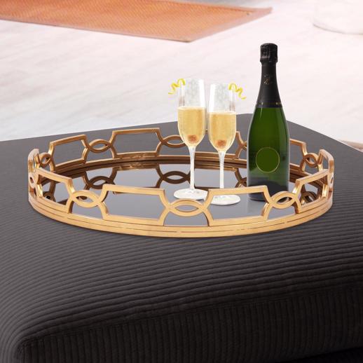  Accessories Accessories Kyron Round Metal Tray