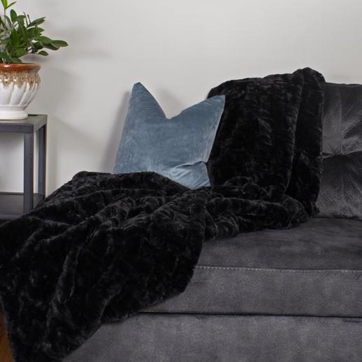  Textiles Textiles Throw Angora Ebony