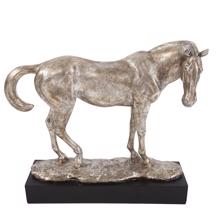 Silver Horse Statue