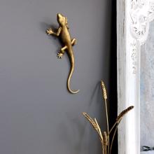 Golden Lizard Wall Decor