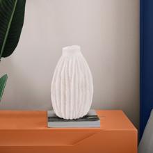 Cacao White Vase, Large