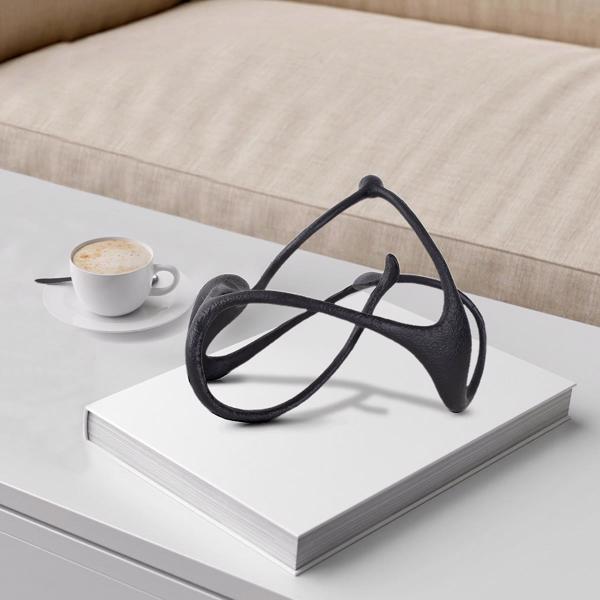 Vinyl Wall Covering Accessories Accessories Endro Abstract Sculpture in Black