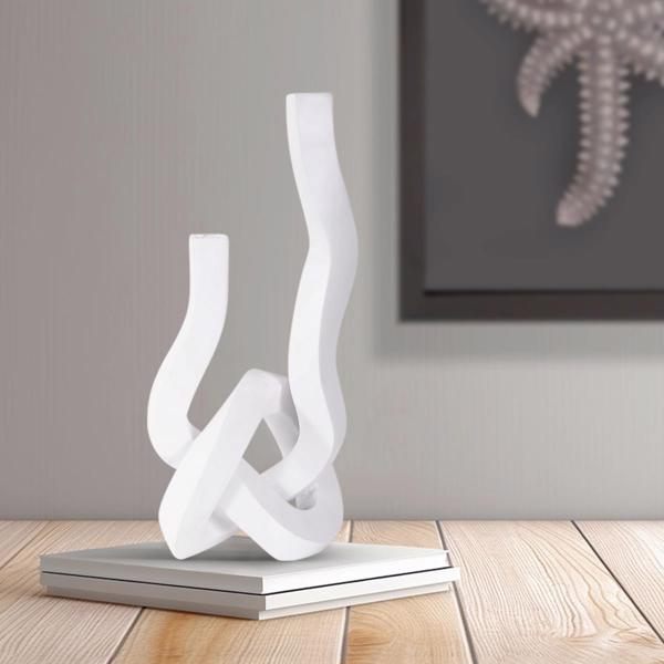 Vinyl Wall Covering Accessories Accessories Danner Abstract Double Candle Holder/Vase