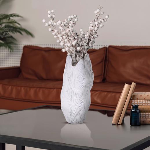  Accessories Accessories Abstract Elm Tall Vase in White