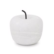 Newton Apple in White Marble
