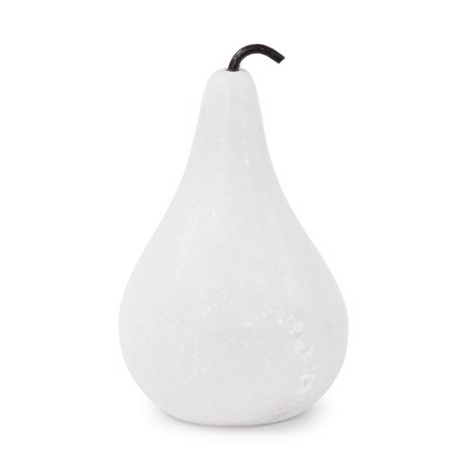  Accessories Accessories Newton Pear in White Marble