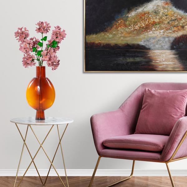 Vinyl Wall Covering Accessories Accessories Ormand Burnt Orange Glass Vase