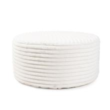 Universal Round Ottoman Shar Pei White