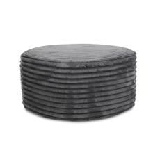 Universal Round Ottoman Shar Pei Charcoal