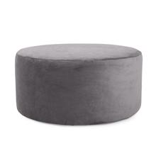 Universal Round Ottoman Pana Charcoal