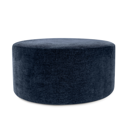  Accent Furniture Accent Furniture Komodo Navy Universal 36 Round Ottoman