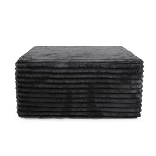  Accent Furniture Accent Furniture Universal Square Ottoman Shar Pei Black