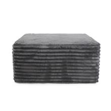 Universal Square Ottoman Shar Pei Charcoal