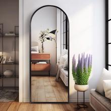 Pure Arched Mirror Matte Black