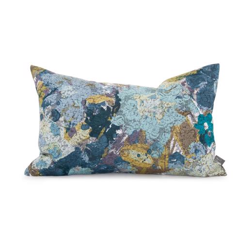  Textiles Textiles Pillow 14 x 22 Stanton Turquoise - Poly Insert