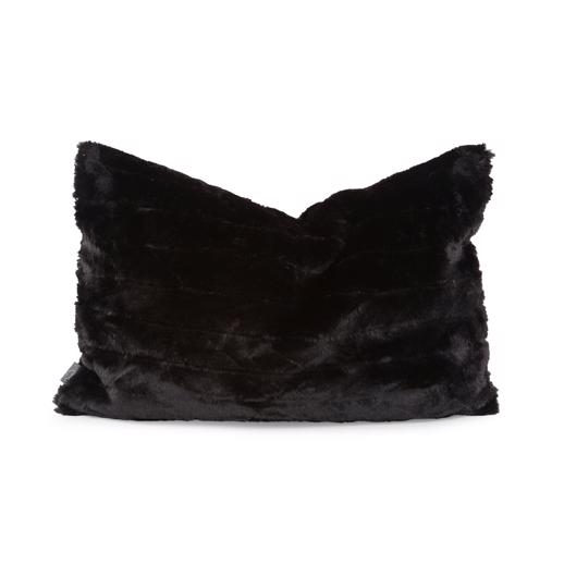  Textiles Textiles Pillow 14 x 22 Angora Ebony - Poly Insert