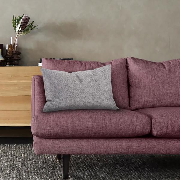 Vinyl Wall Covering Textiles Textiles Pillow 14 x 22 Panama Stone - Poly Insert