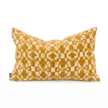 Rhombus Mustard 14x24 Pillow