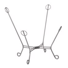 Scroll Puff Chair Frame Titanium