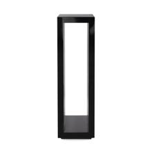 Nero Lacquered Contemporary Display Pedestal- Tall