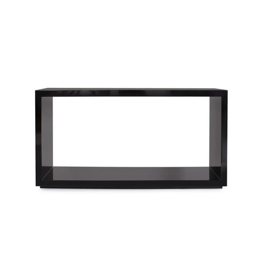  Accent Furniture Accent Furniture Nero Lacquered Contemporary Console