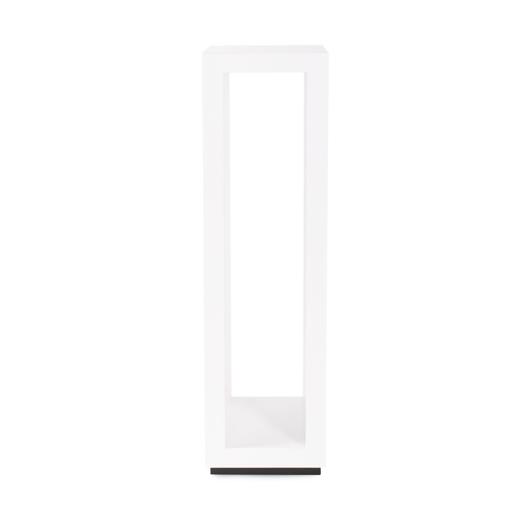  Accent Furniture Accent Furniture Bianco Lacquered Contemporary Display Pedestal- Tall
