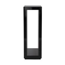 Nero Lacquered Contemporary Display Pedestal- Short