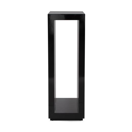  Accent Furniture Accent Furniture Nero Lacquered Contemporary Display Pedestal- Short